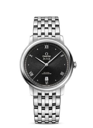 Omega De Ville Prestige Co-Axial 39.5 Stainless Steel / Black Sunburst / Bracelet